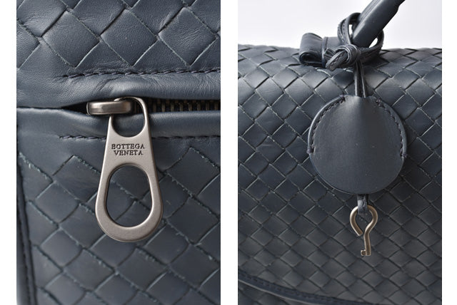 Bottega Veneta Leather Business Bag/Briefcase Navy