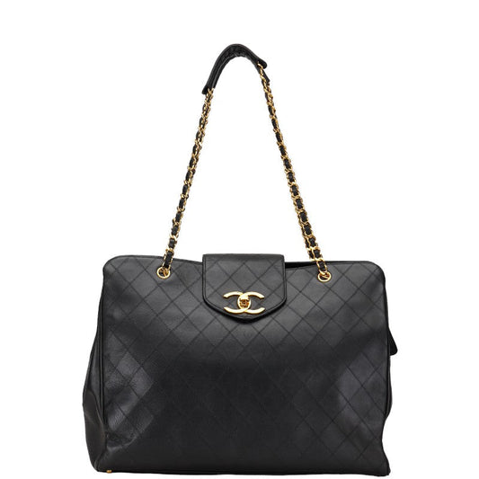Chanel Lambskin Bicolore Coco Mark Supermodel Chain Tote Bag