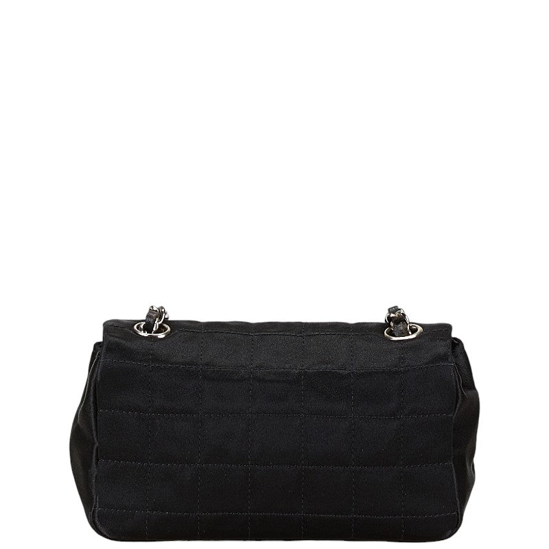 Chanel Satin Leather Chocobar Coco Mark Mirror Lip Mini Chain Shoulder Bag