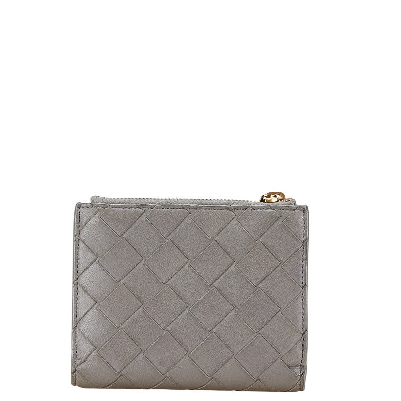 Bottega Veneta Leather Maxi Intrecciato Bifold Wallet