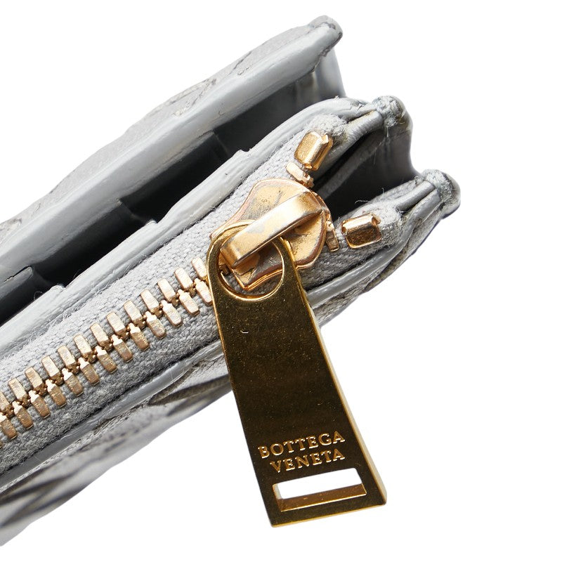 Bottega Veneta Leather Maxi Intrecciato Bifold Wallet
