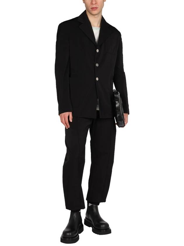 Bottega Veneta Nylon Blazer Jacket Black