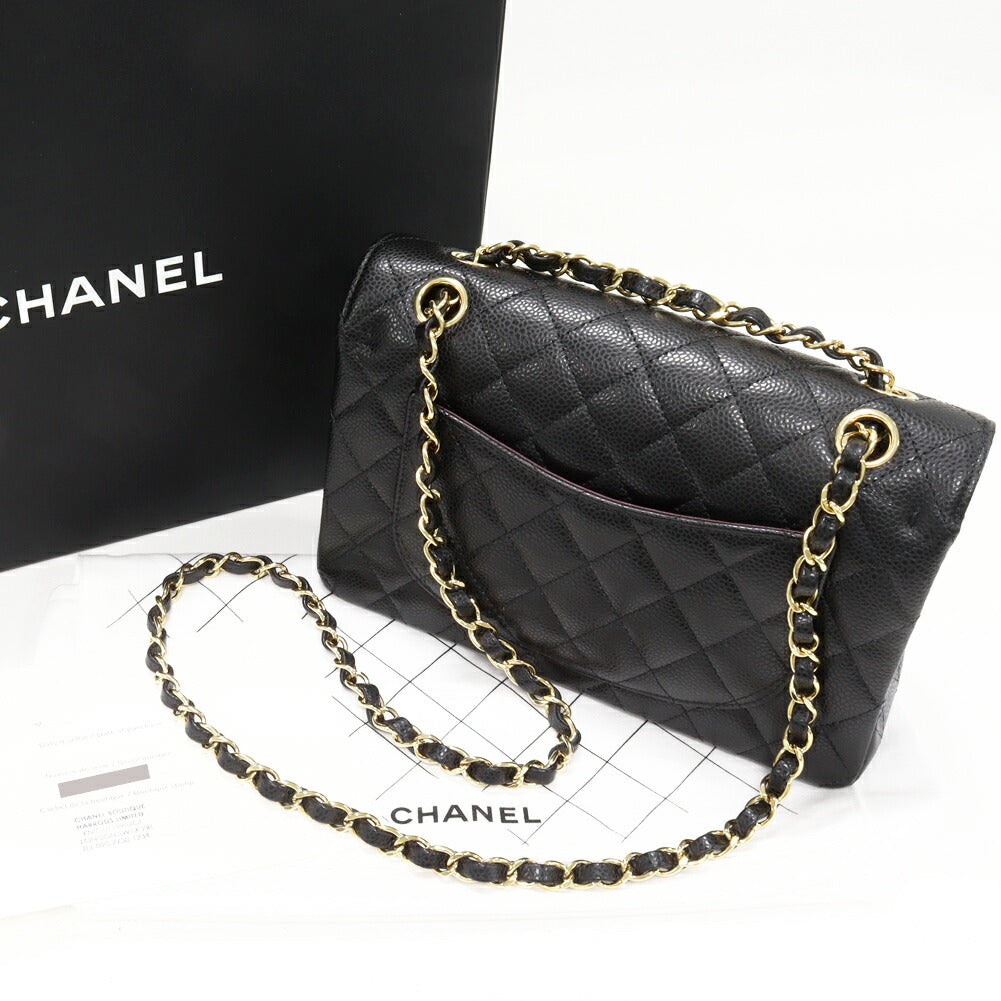 Chanel Matelasse 23 Classic Small Handbag Black