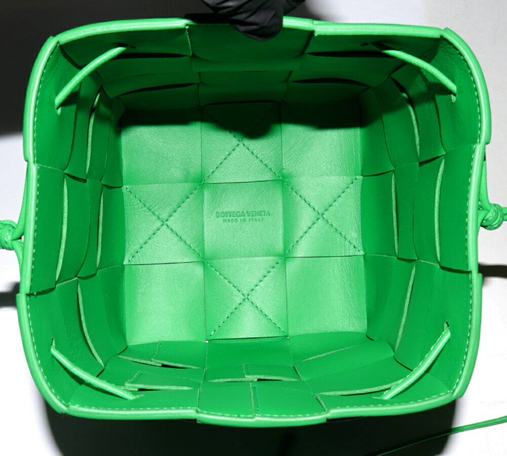 Bottega Veneta Lambskin Intrecciato Small Crossbody Bag