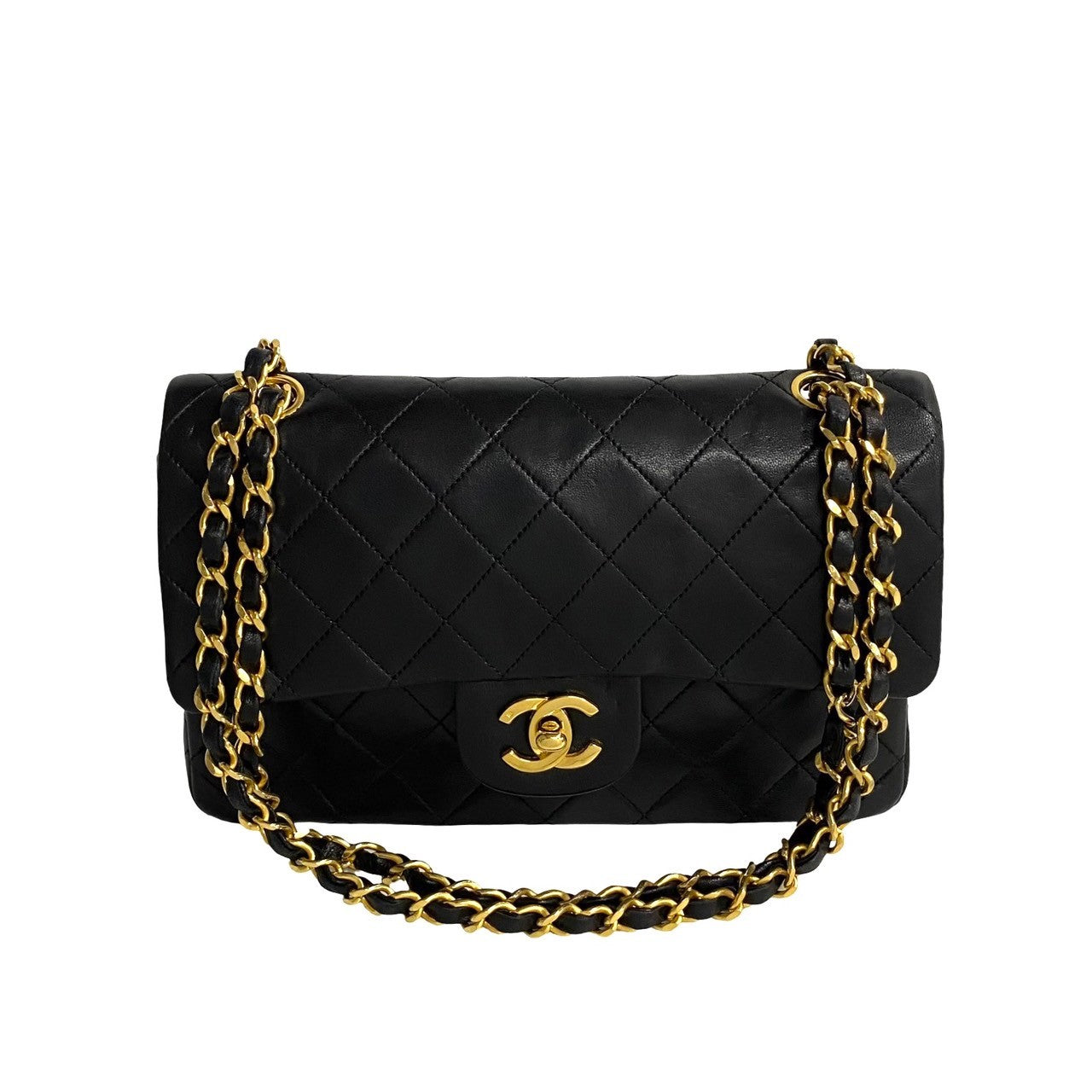 Chanel Small Classic Double Flap Bag  Leather Handbag in New Condition