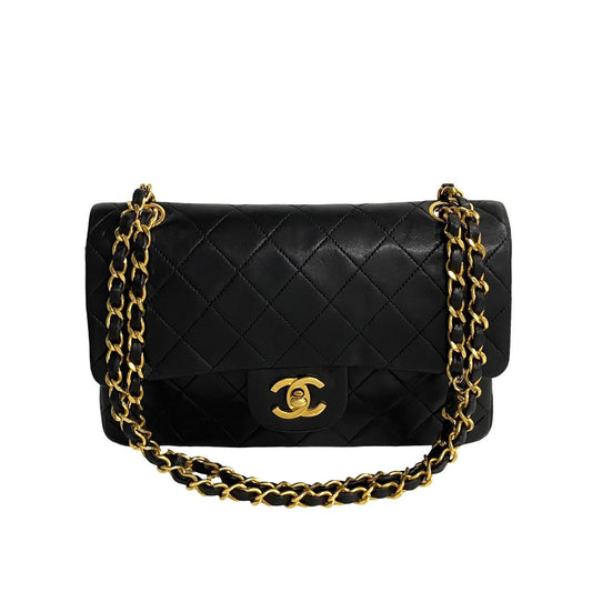 Chanel Small Classic Double Flap Bag  Leather Handbag in New Condition