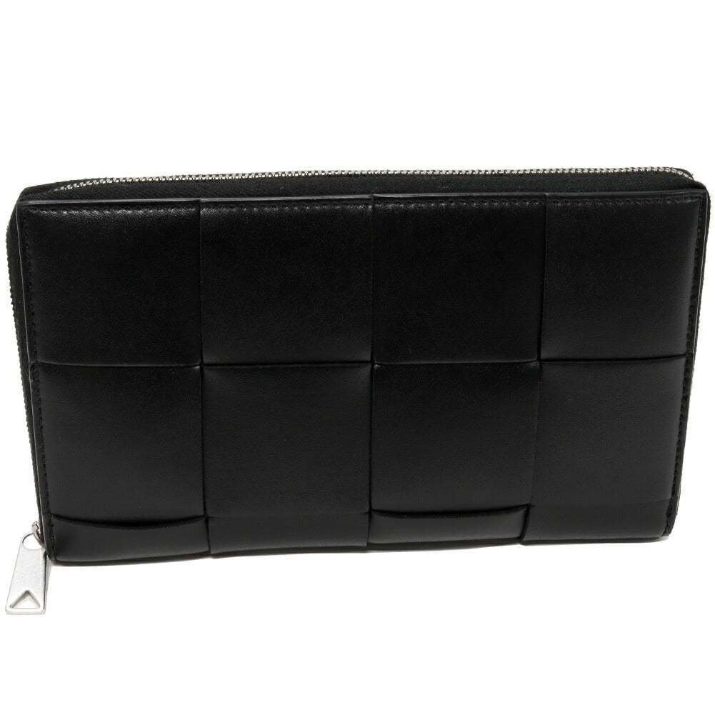 Bottega Veneta Maxi Intrecciato Zip Wallet