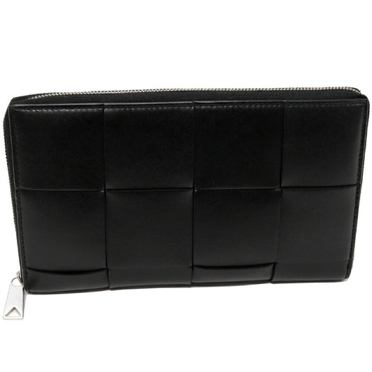 Bottega Veneta Maxi Intrecciato Zip Wallet