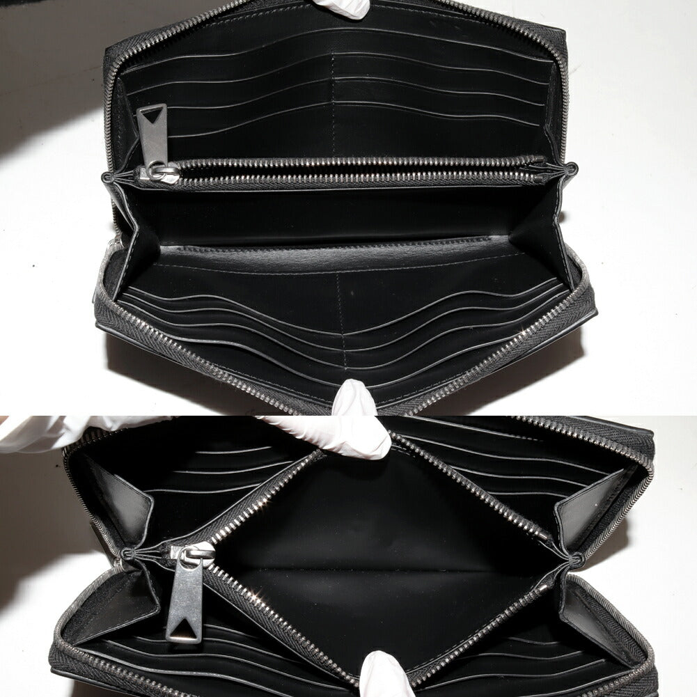 Bottega Veneta Maxi Intrecciato Zip Wallet