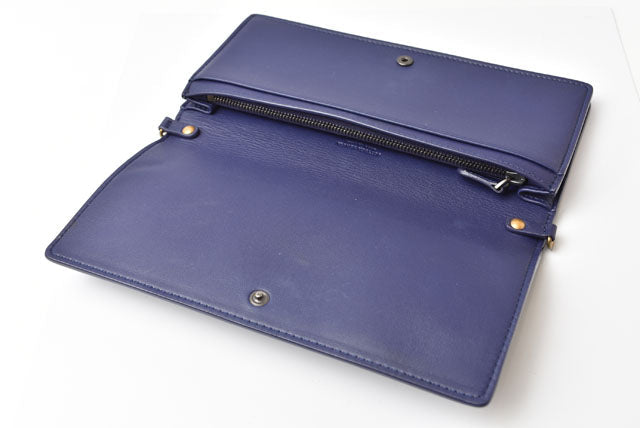 Bottega Veneta Intrecciato Nappa Long Wallet Chain Wallet Clutch Bag