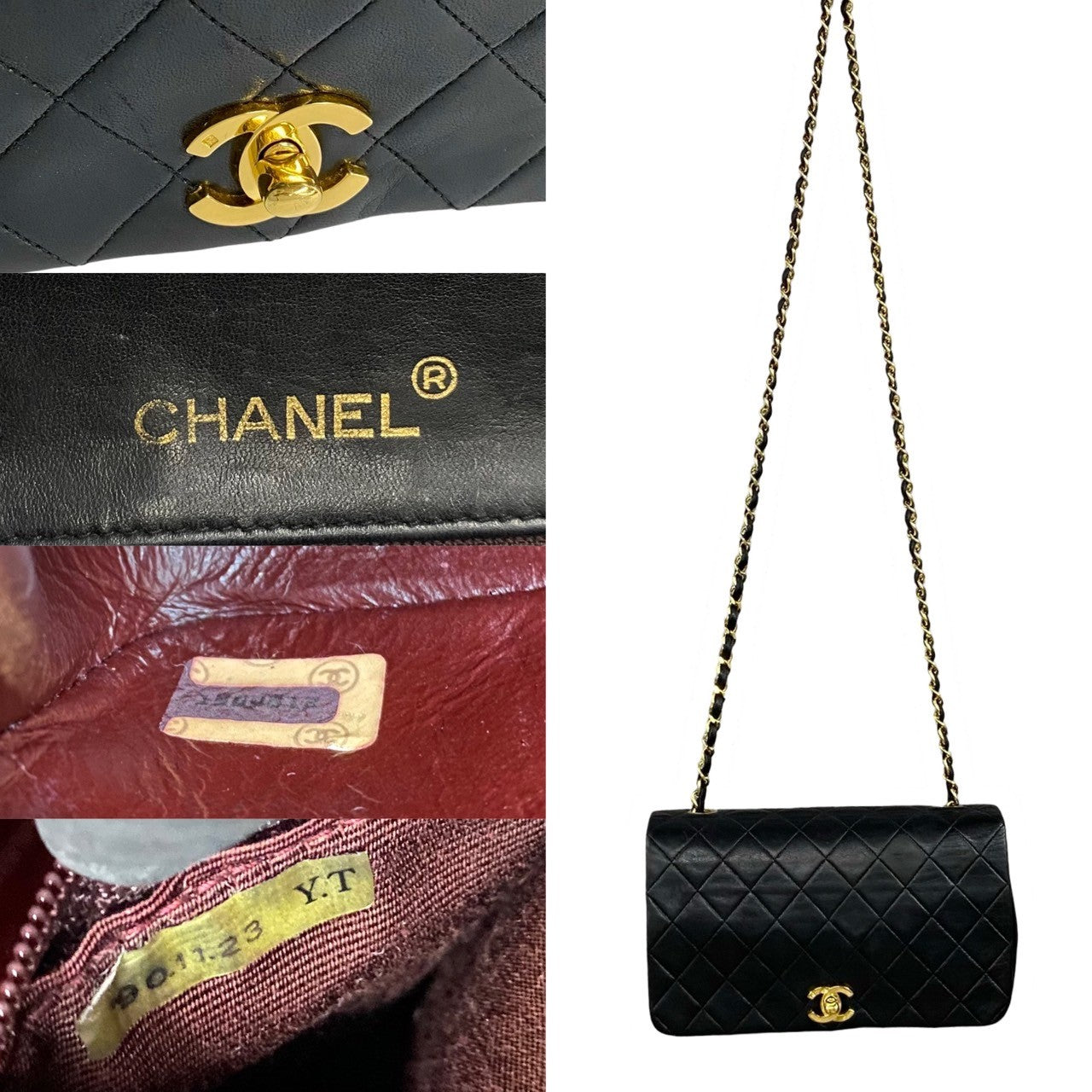 Chanel Matelasse 25 Chain Shoulder Bag Leather Shoulder Bag A01112