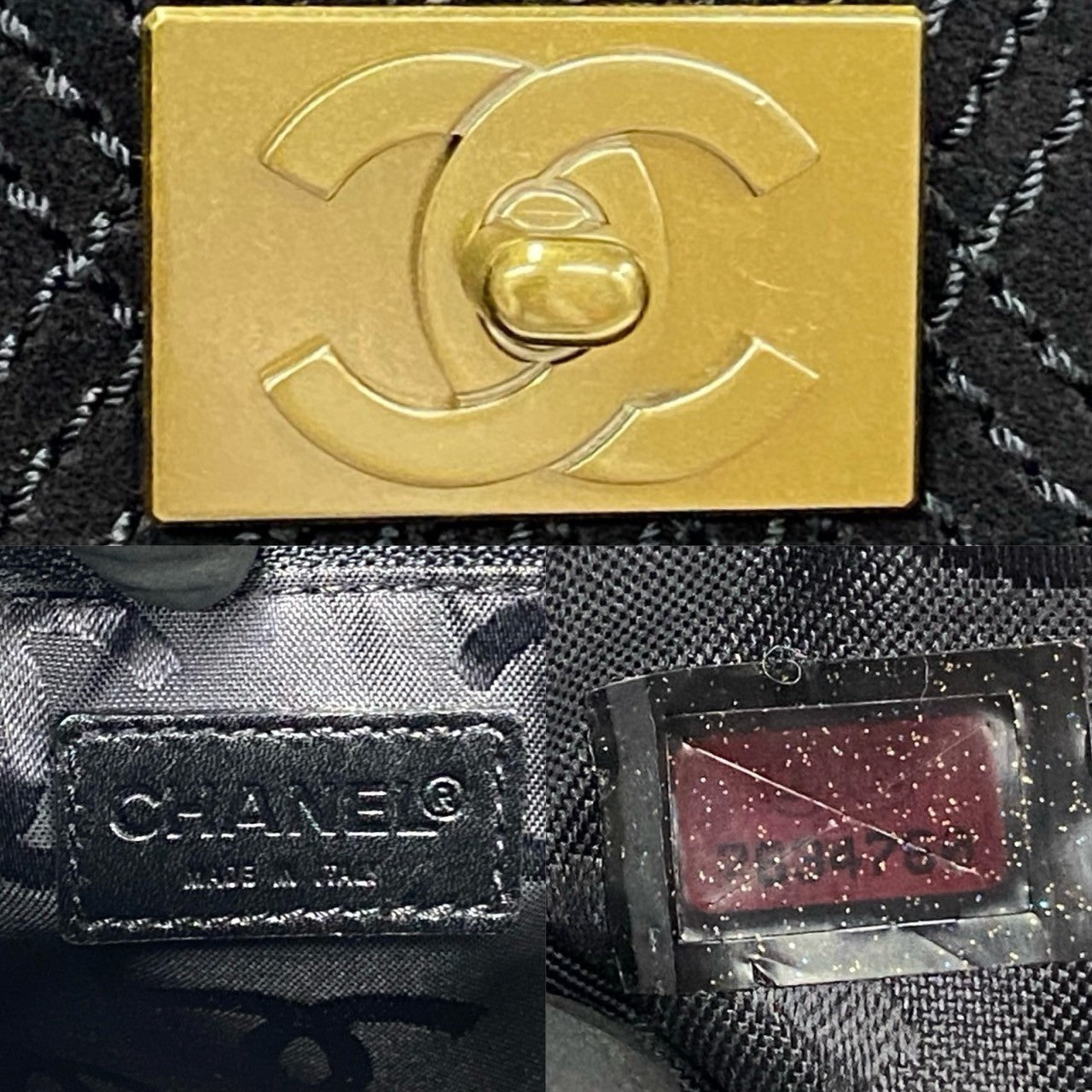 Chanel CC Wild Stitch Tote Bag  Canvas Tote Bag