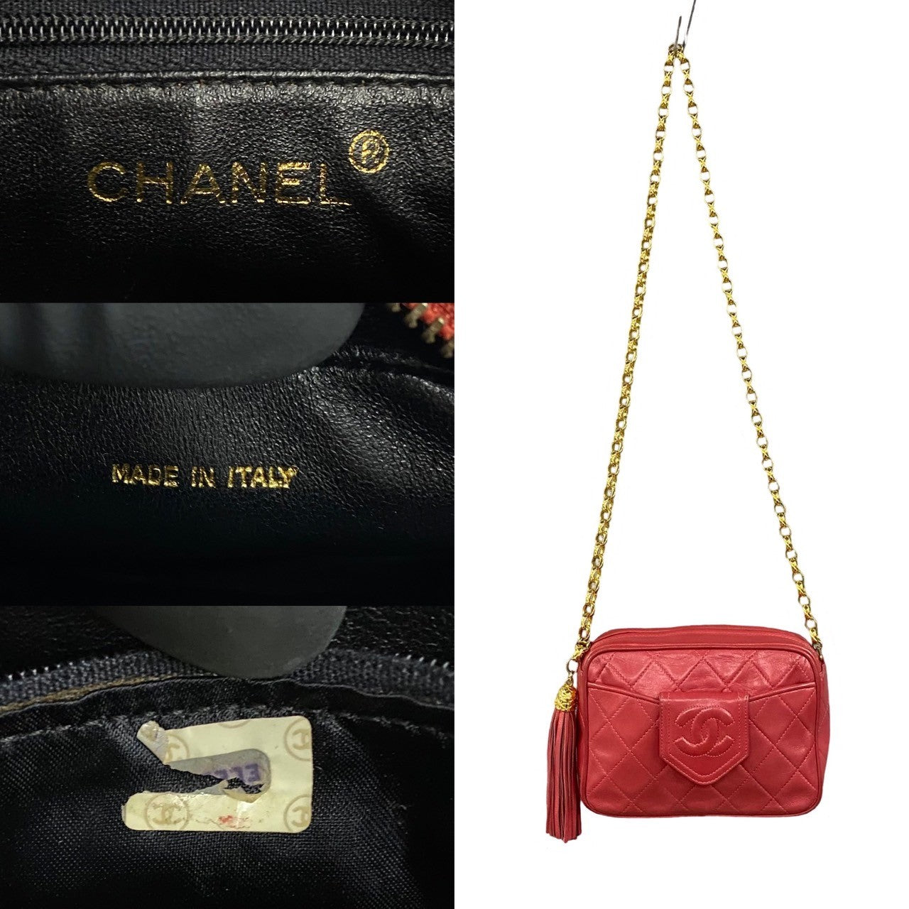 Chanel CC Matelasse Camera Bag  Leather Crossbody Bag