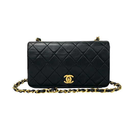 Chanel CC Matelassse Full Flap Crossbody Bag  Leather Crossbody Bag