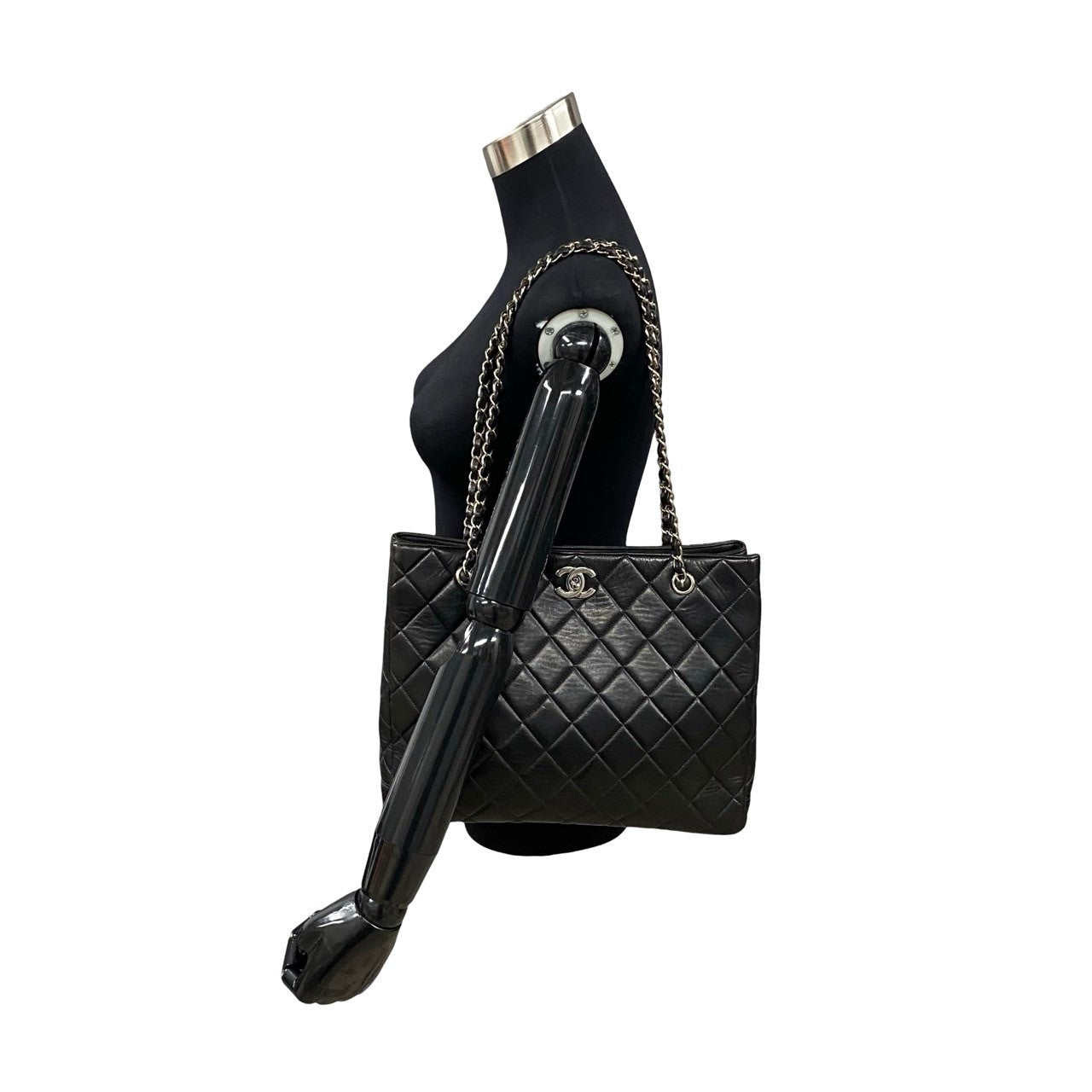 Chanel CC Matelasse Tote Bag  Leather Tote Bag