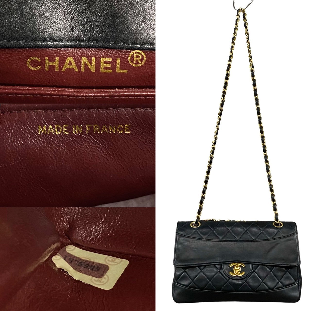 Chanel CC Classicc Flap Bag  Leather Crossbody Bag in New Condition