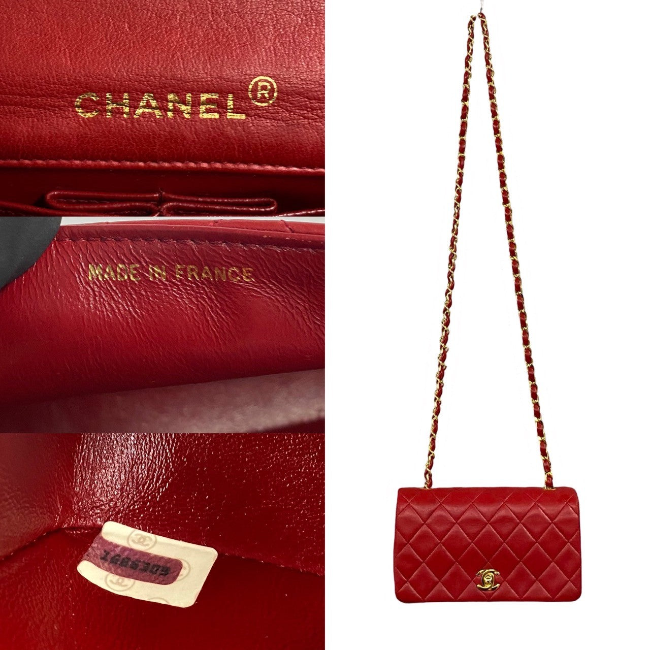 Chanel Matelasse Chain Shoulder Bag Leather Shoulder Bag A03568