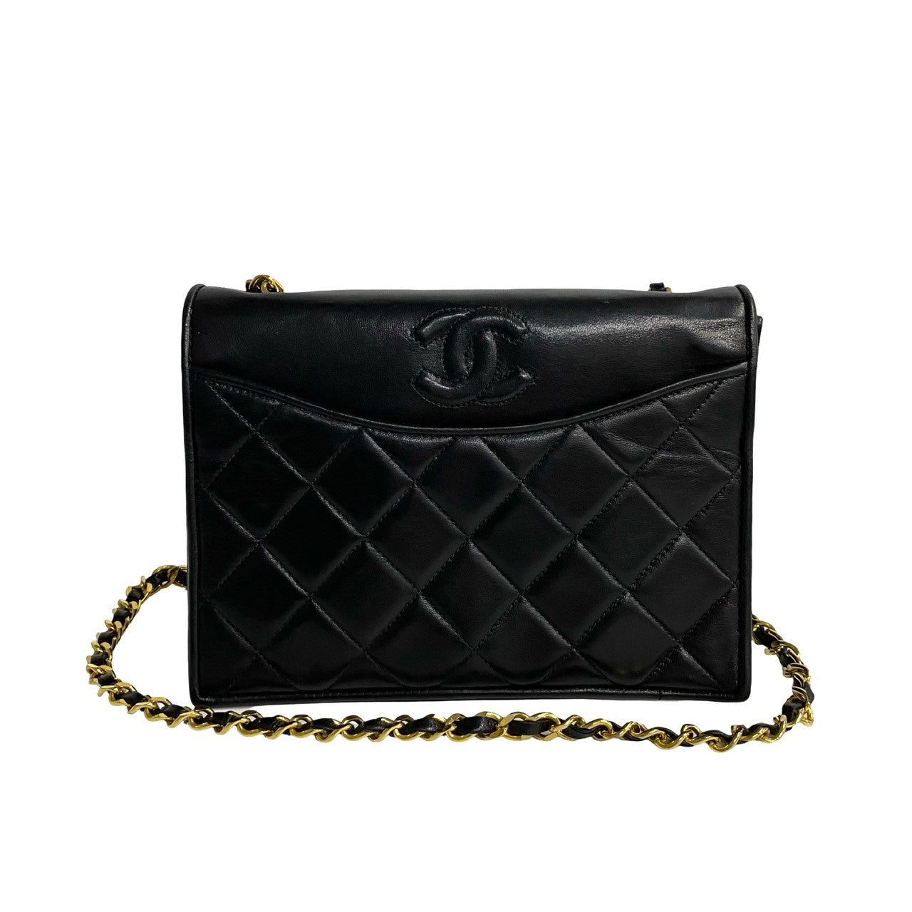 Chanel CC Full Flap Crossbody Bag  Leather Crossbody Bag