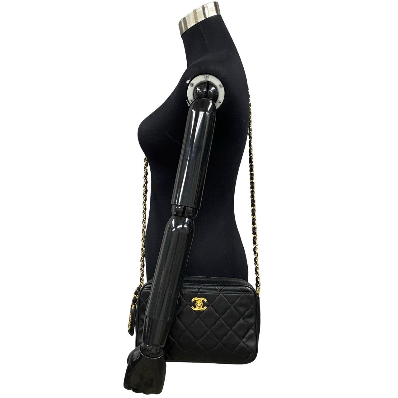 Chanel CC Matelasse Camera Bag  Leather Crossbody Bag in New Condition