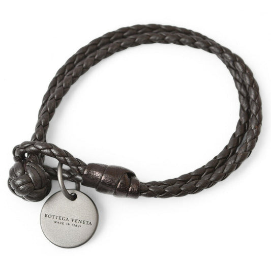 Bottega Veneta Nappa Bracelet/Bangle Dark Brown