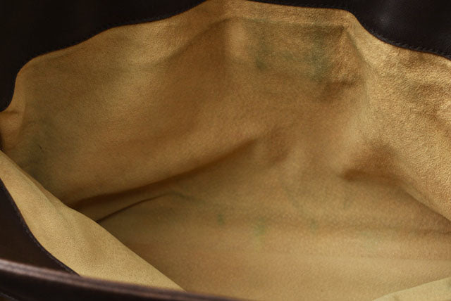 Bottega Veneta Leather Tote Bag Dark Brown