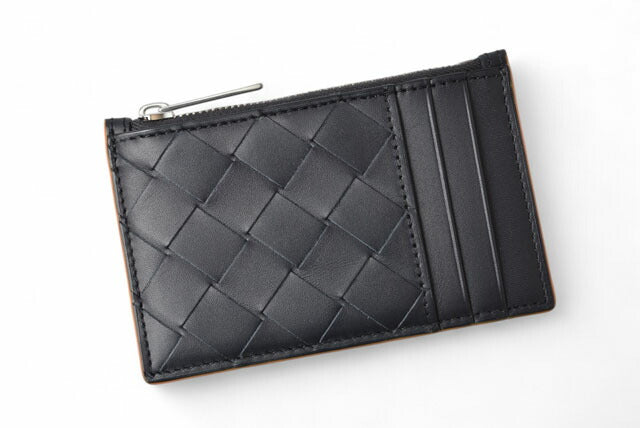Bottega Veneta Leather Card Case Coin Wallet