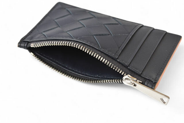 Bottega Veneta Leather Card Case Coin Wallet