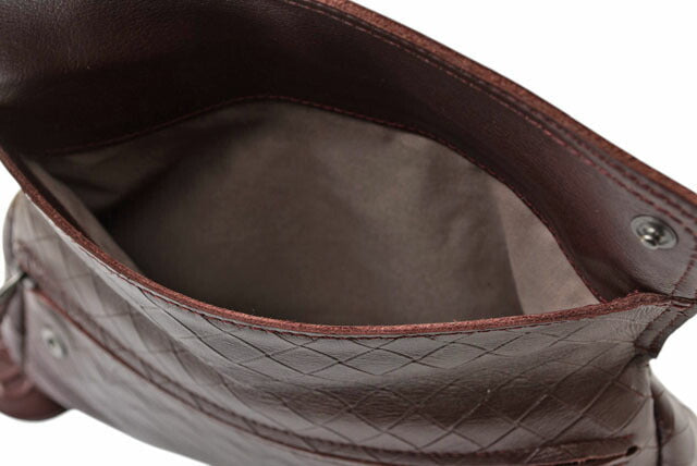 Bottega Veneta Leather Shoulder/Clutch Bag Intreccio Mirage