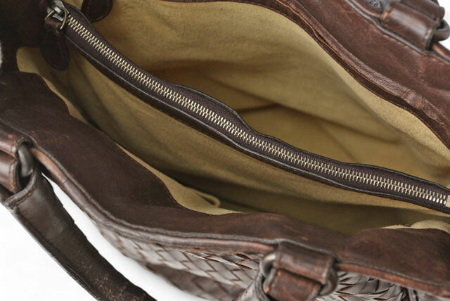 Bottega Veneta 2way Tote/Shoulder Bag Dark Brown