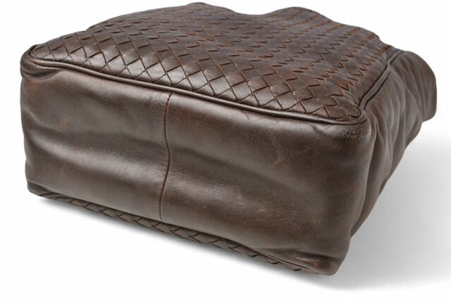 Bottega Veneta 2way Tote/Shoulder Bag Dark Brown
