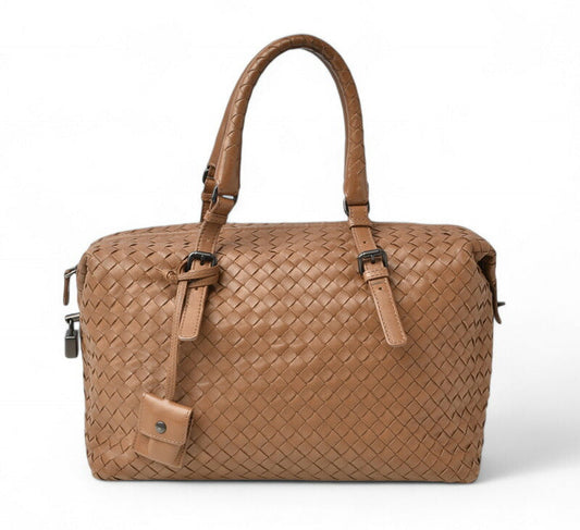 Bottega Veneta Leather Handbag Mini Boston