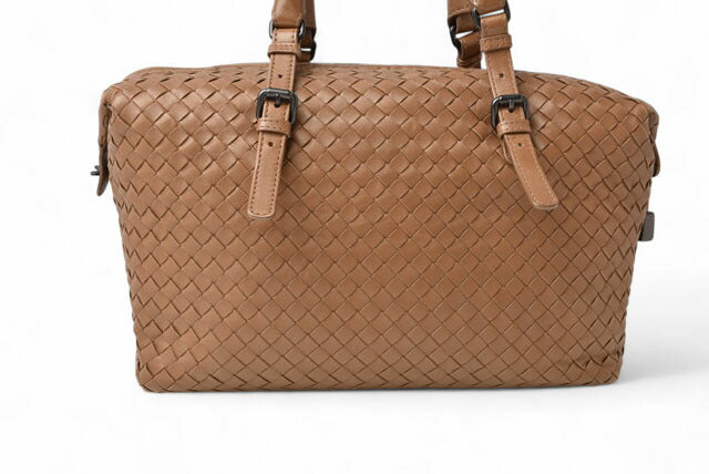 Bottega Veneta Leather Handbag Mini Boston