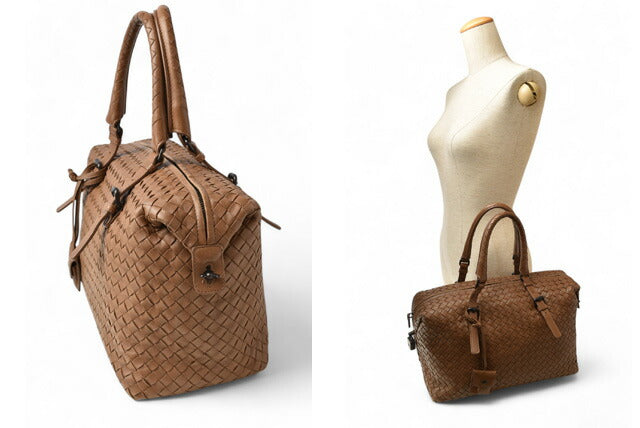 Bottega Veneta Leather Handbag Mini Boston