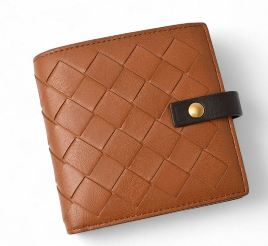 Bottega Veneta Leather Bifold Wallet 574055