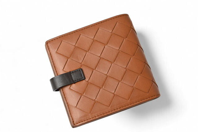 Bottega Veneta Leather Bifold Wallet 574055