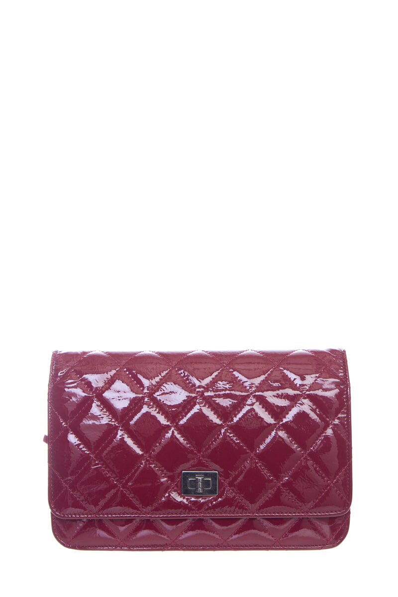 Chanel 2009/10 Red Patent Leather Re-issue WOC Handbag- With Box