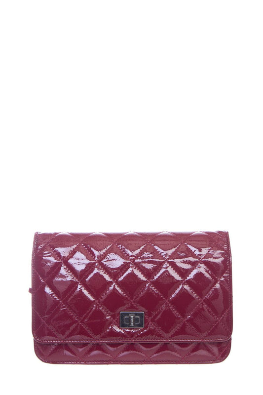 Chanel 2009/10 Red Patent Leather Re-issue WOC Handbag- With Box