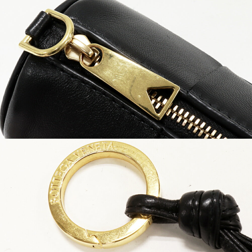 Bottega Veneta Calf AirPods Case Black