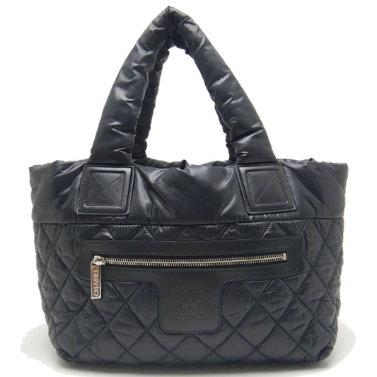 Chanel Coco Cocoon PM Tote Bag Nylon Leather