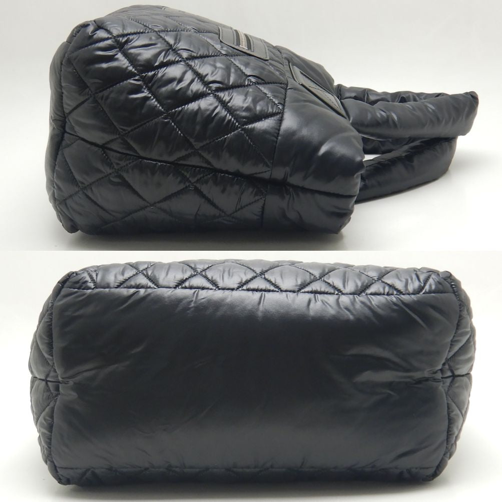 Chanel Coco Cocoon PM Tote Bag Nylon Leather