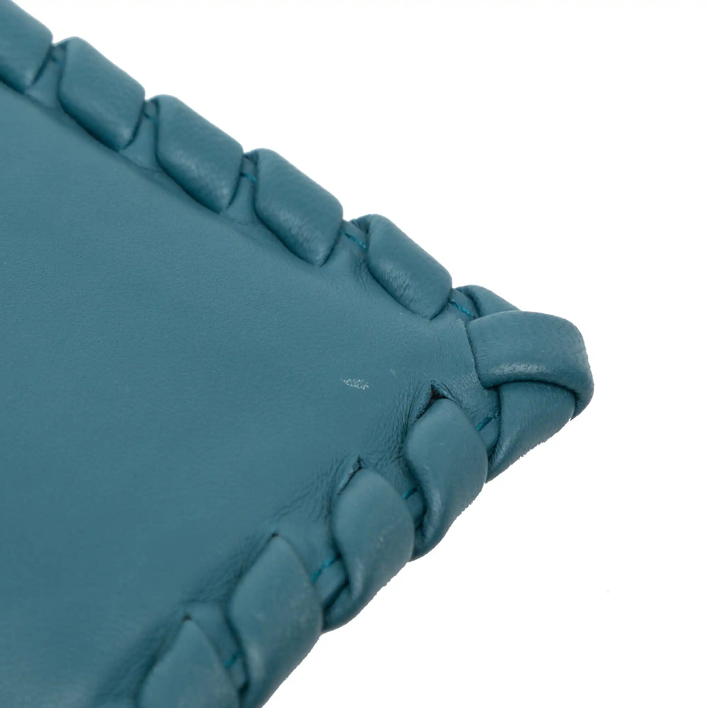 Blue Bottega Veneta Small Nappa Intrecciato Olympia Shoulder Bag