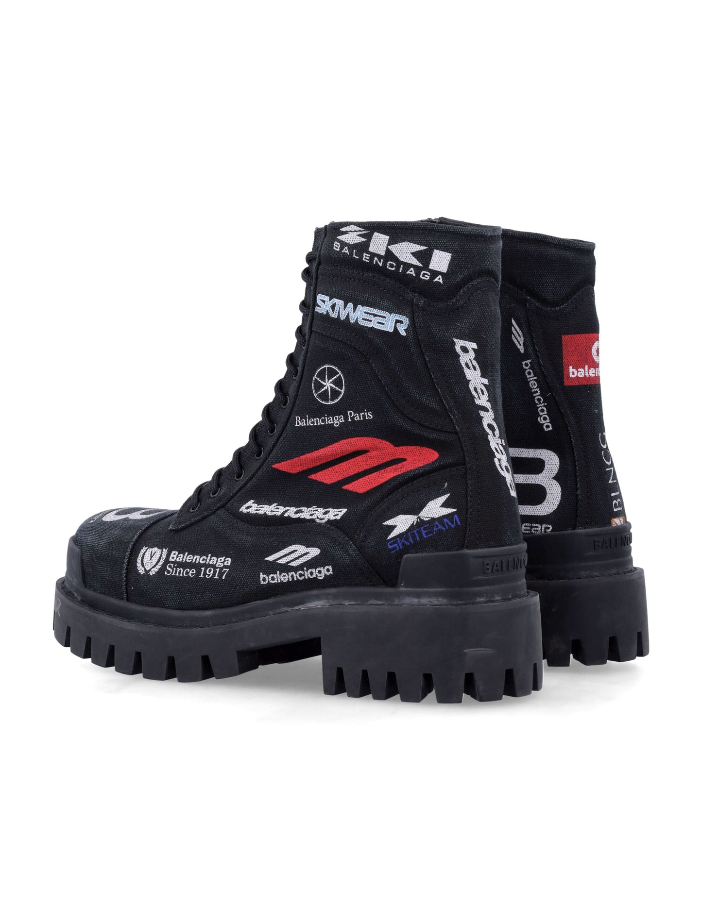 BALENCIAGA Combat Strike Canvas L20 Boots