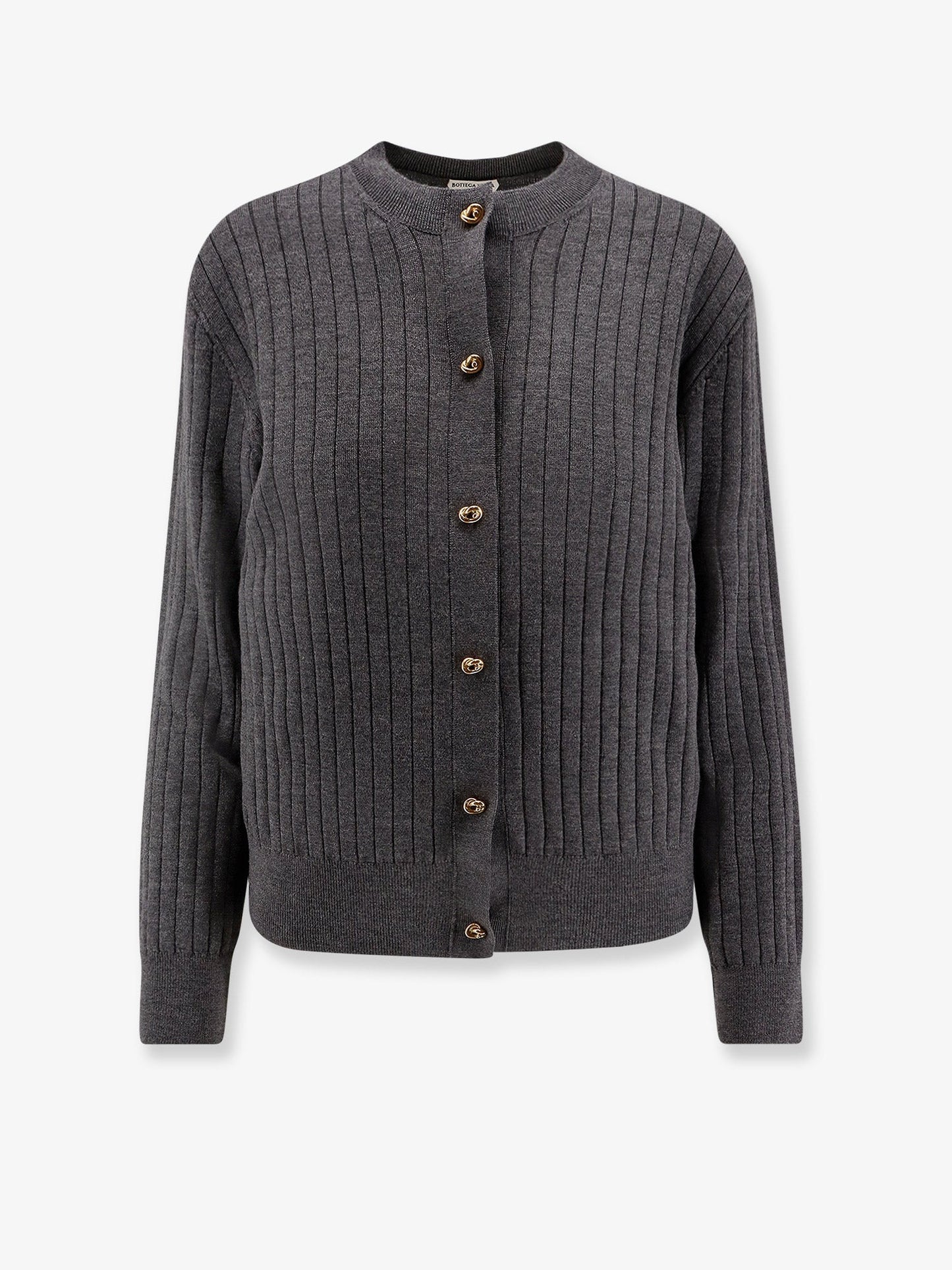 Bottega Veneta Women Ribbed Wool Cardigan