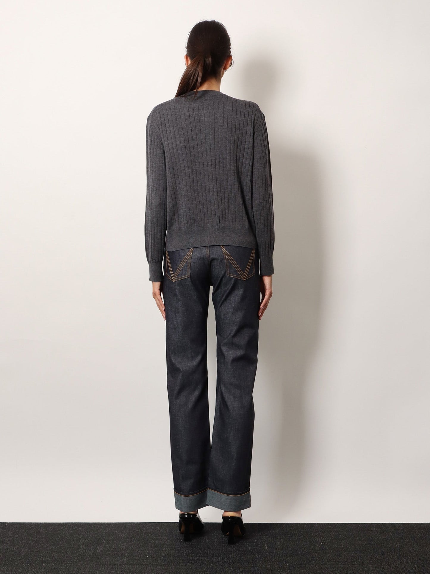 Bottega Veneta Women Ribbed Wool Cardigan