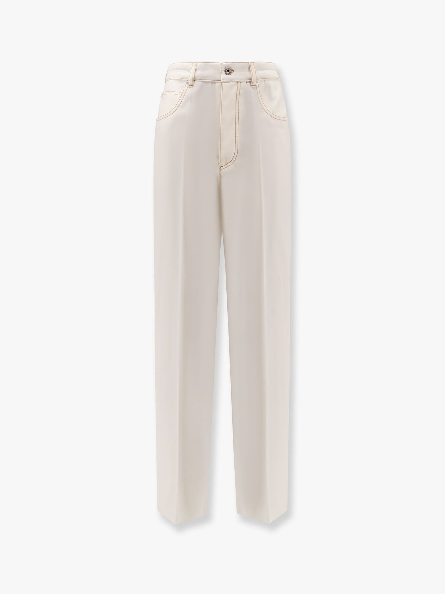 Bottega Veneta Women Wool Wide Leg Trouser