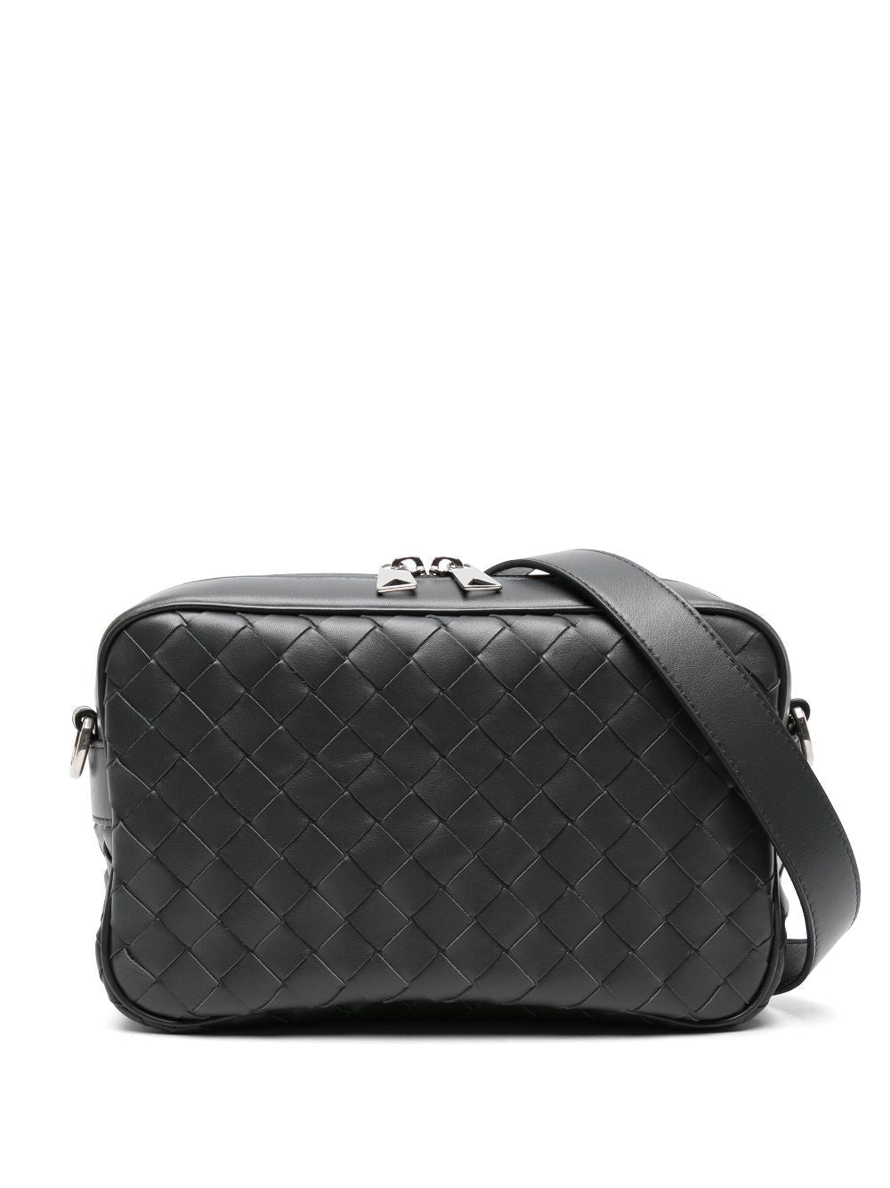 Bottega Veneta Men Camera Bag Intrecciato Piccola