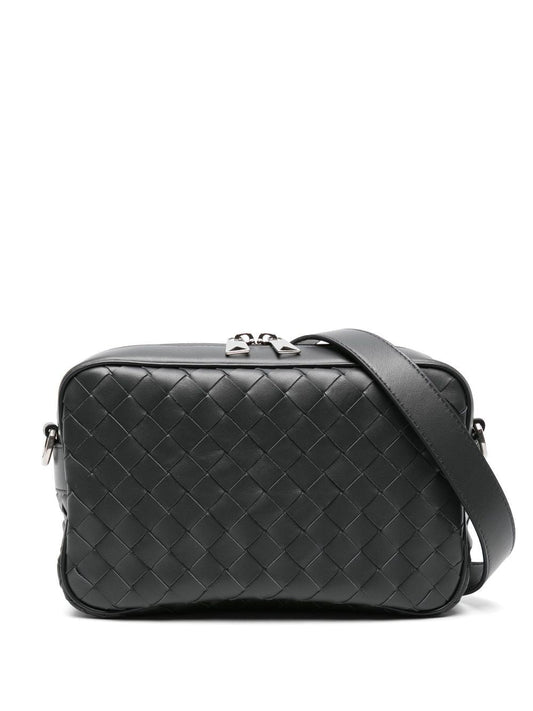 Bottega Veneta Men Camera Bag Intrecciato Piccola