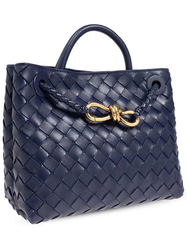 Bottega Veneta Bottega Veneta Shoulder Bag Andiamo Small, Women's, Navy Blue