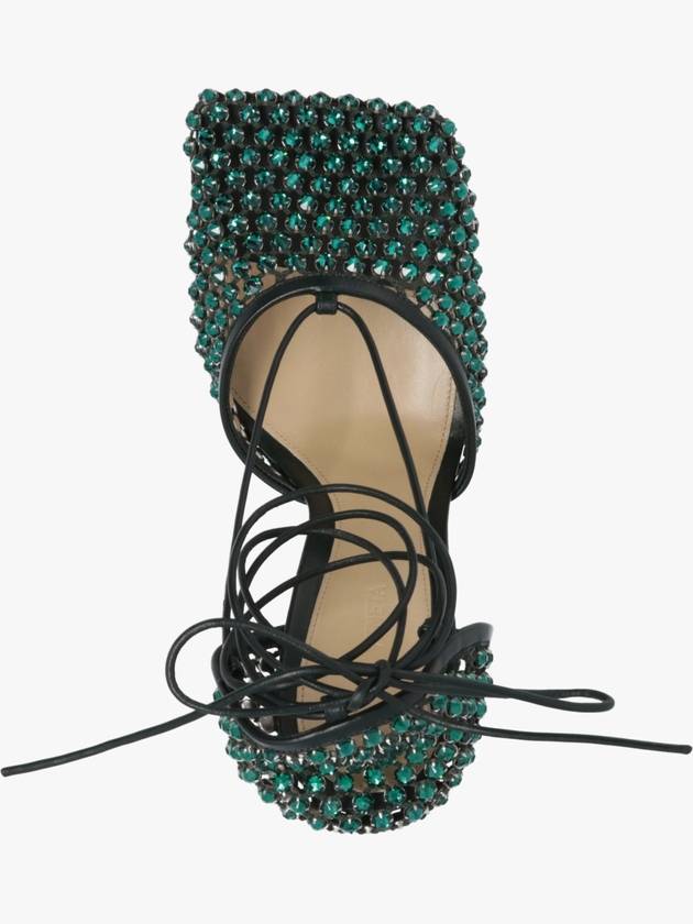 Bottega Veneta embellished stretch sandal heels