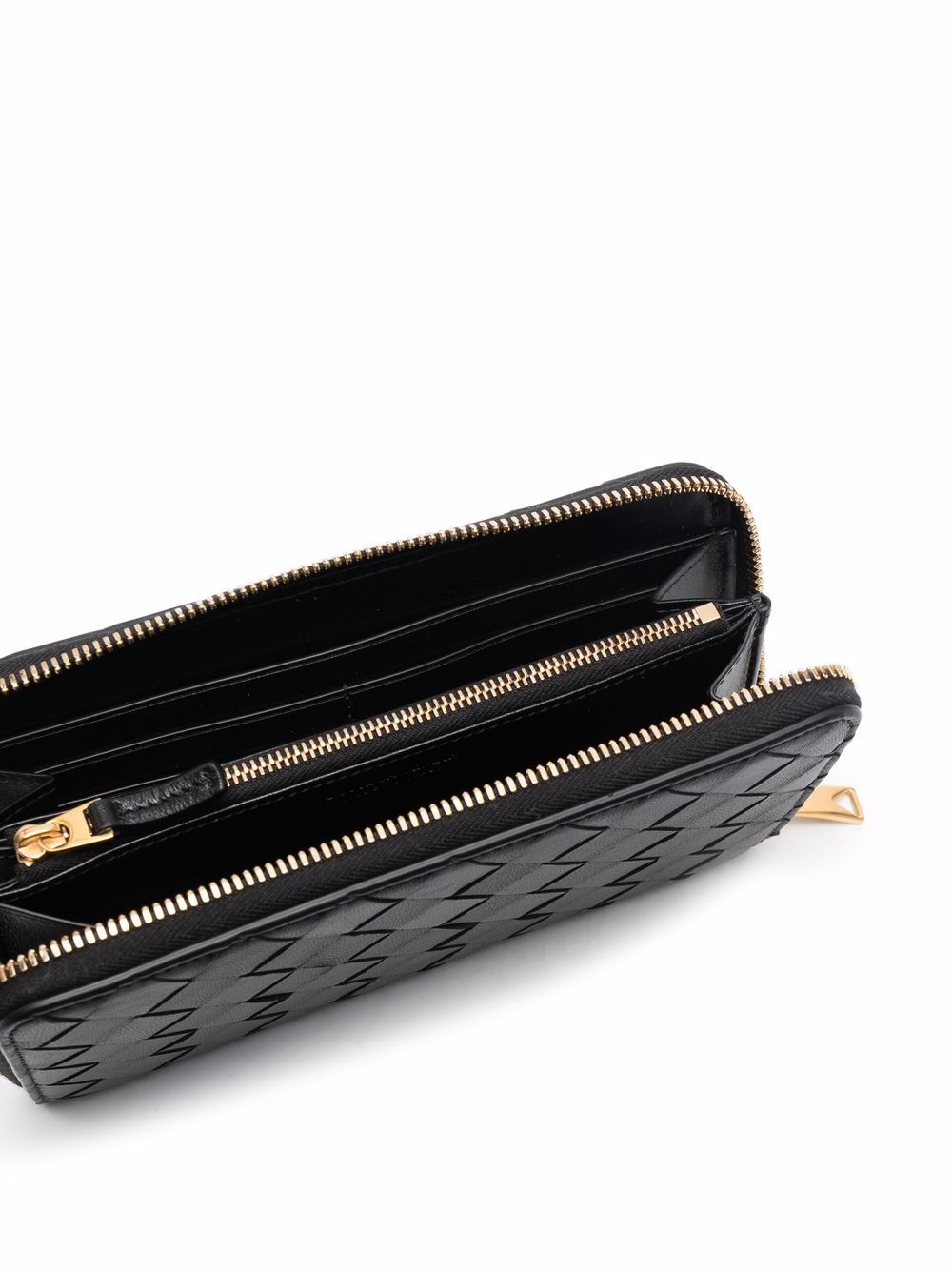 Bottega Veneta Women Portafoglio Intrecciato Con Zip